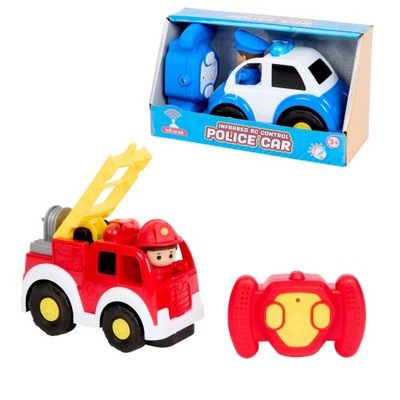 POLICJA STRAŻ POŻARNA NA ZDALNE STEROWANIE AUTKO NA PILOT DLA DZIECI AUTO