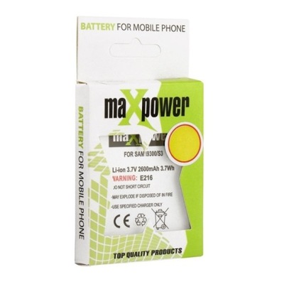 Bateria Nokia N97 mini 1500mAh MaxPower BL-4D