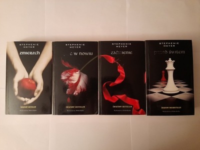 SAGA ZMIERZCH 4 tomy Stephenie Meyer