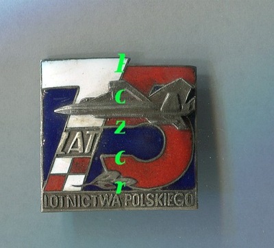 Odznaka - 75 Lat Lotnictwa Polskiego