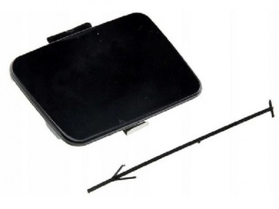 Заглушка фаркоп буксирувальний audi a4 00-04 czarna фото №1