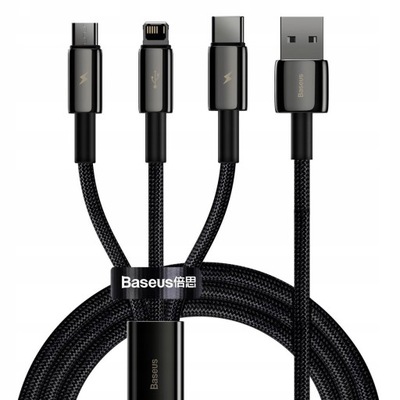 Zestaw kabli USB - USB typ C / microUSB /