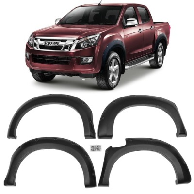 Isuzu d-max ii rt 2012-2016 przed liftingiem розширювачі крила abs фото №1