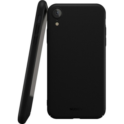 ETUI NUDIENT iPhone XR BLACK PLECKI