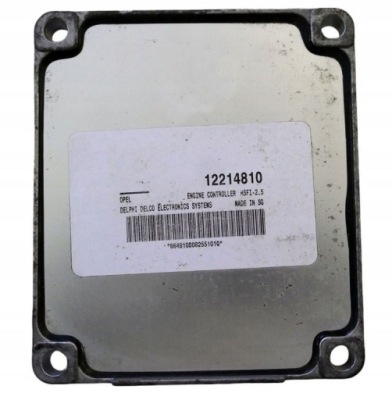 Блок управления двигателя opel оригинальный номер 12214810 фото №1