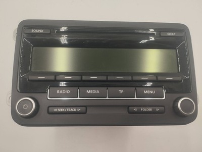 Volkswagen passat b7 панель радио / радиопроигрыватель cd/dvd/gps 1k0035186an фото №1