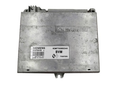 Блок керування renault clio s111703115a 7700860340 фото №1