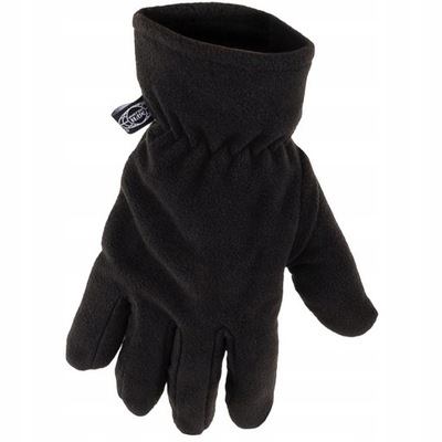 Rękawice rękawiczki MFH Fleece Gloves - Black S