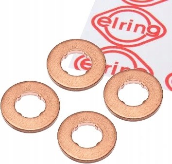 4x подкладка медная форсунки bmw дизель фото №1