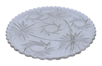 PATERA duży talerz SZKŁO PRL