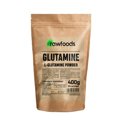 PURE GLUTAMINE POWDER 400G GLUTAMINA W PROSZKU