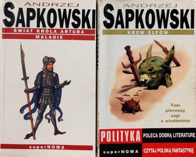 Andrzej Sapkowski x 2 książki