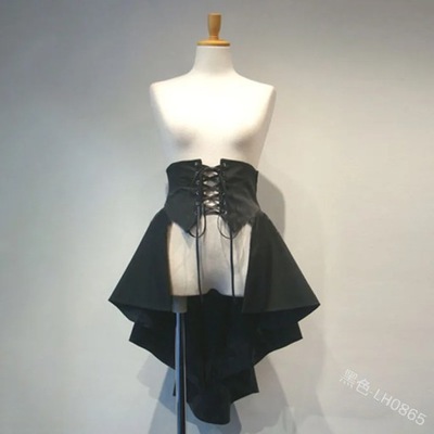 Victorian Burlesque Skirt Gothic Steampunk Corset