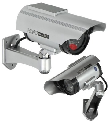 Bezprzewodowa Atrapa Kamery Monitorującej CCTV Panel Solarny na Baterie