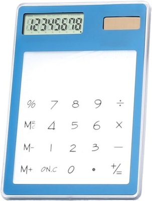 Kalkulator o unikalnym wyglądzie, dla ucznia, przezroczysty, trwały,
