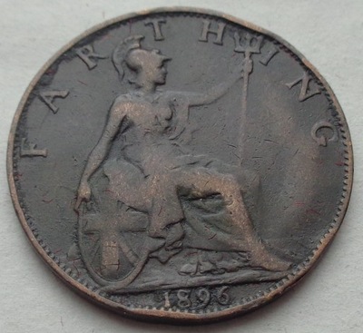 WIELKA BRYTANIA - FARTHING - 1896 - Victoria