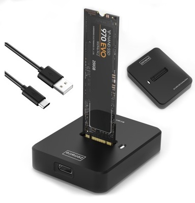 Adapter SSD NVME/SATA kieszeń dysk M.2 USB-C 10GB