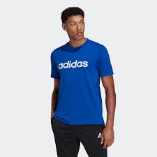 Koszulka Adidas Essentials HB7939 roz M Niebieska
