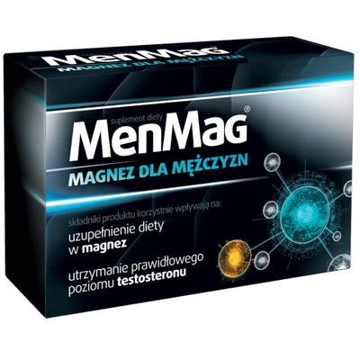 MENMAG magnez WITAMINY dla mężczyzn 30tab