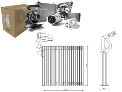 Випарник кондиціонера nissens 80215s5dg01 36113 фото №1