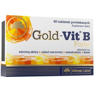 Olimp Gold-Vit B Forte witaminy z grupy B2 B6 B12 60 tabletek