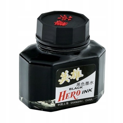 Atrament czarny Hero 50 ml