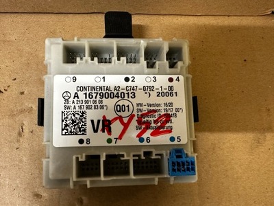 Mercedes gle w167 167 блок управления дверь a1679004013 фото №1