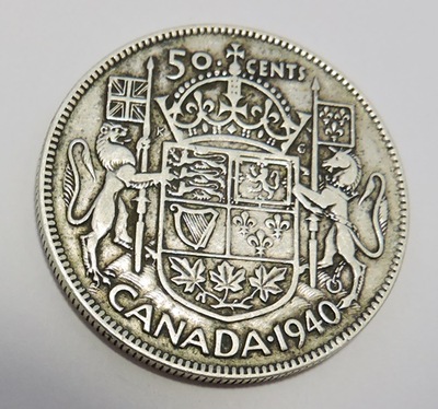 KANADA 50 cents 1940