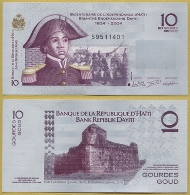 -- HAITI 10 GOURDES 2016 S P272g UNC