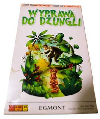 Wyprawa do Dżungli. Gra planszowa. Egmont gry