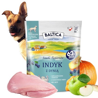 Baltica indyk z dynią 1kg Rasy duże