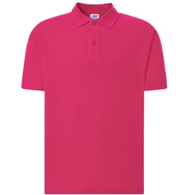 KOSZULKA POLO MĘSKA JHK 210 FUCSIA XL