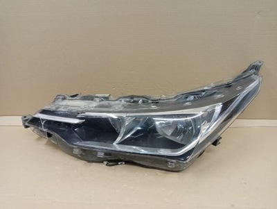 Лампа левая левый фара led toyota corolla e16 lift 16- фото №1