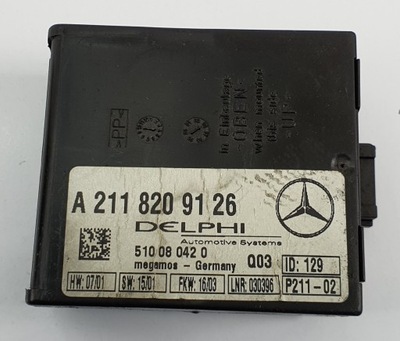 MÓDULO UNIDAD DE CONTROL ALARMA MERCEDES W209 A2118209126  