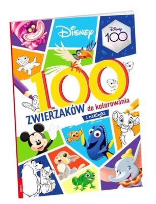 Disney. 100 zwierzaków do kolorowania