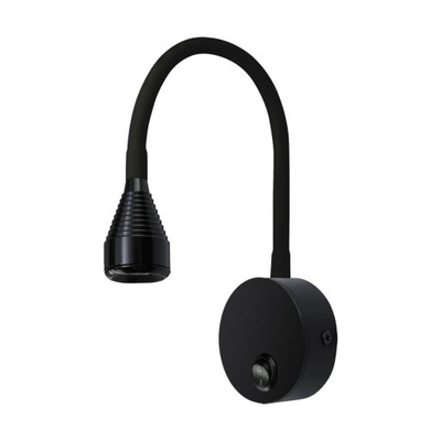 KINKIET LAMPA ŚCIENNA 3,5W LED 4100K IDEUS STRUHM POLA 03739 CZARNY