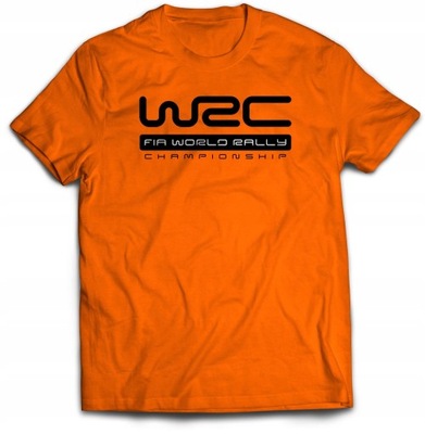 Koszulka męska WRC-001 pomarańczowa r.L