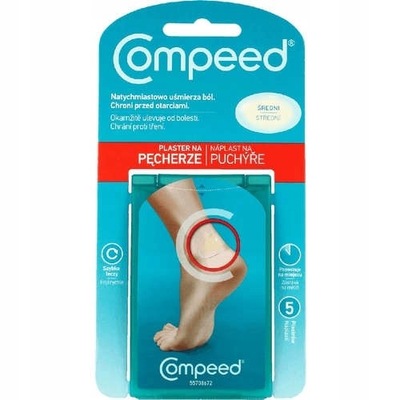 COMPEED plastry na pęcherze średnie 5 sztuk