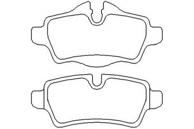 ZAPATAS DE FRENADO MINI COOPER 06- PARTE TRASERA  