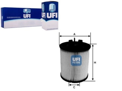 Ufi 26.023.00 фильтр топлива фото №1