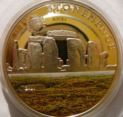 5$ PALAU 2010 ANGLIA KROMLECH STONEHENGE CUDA ŚWIATA +CE