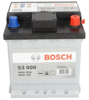 АККУМУЛЯТОР 40AH 340A SILVER S3 P+ BOSCH