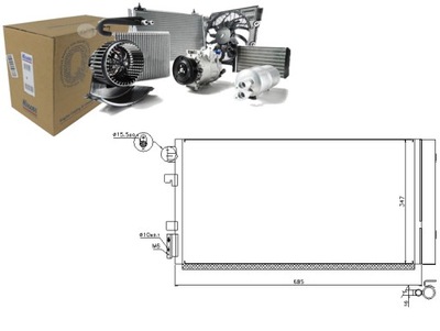 NISSENS KONDENSATORIUS AUŠINTUVAS KONDICIONAVIMO RT5483 RT 