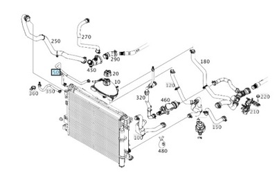 Шланг wody smart forfour w453 a4534700564 фото №1