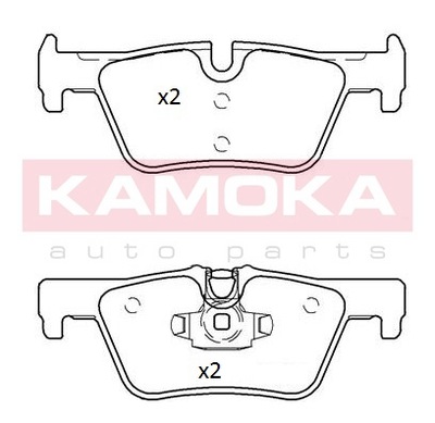 КОЛОДКИ HAM ЗАД KAMOKA BMW 1 114 I фото