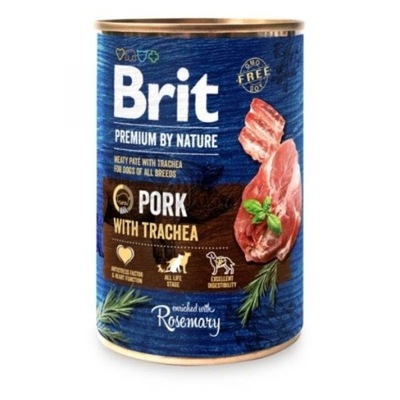 Brit Premium By Nature Wieprzowina z tchawicą / Po