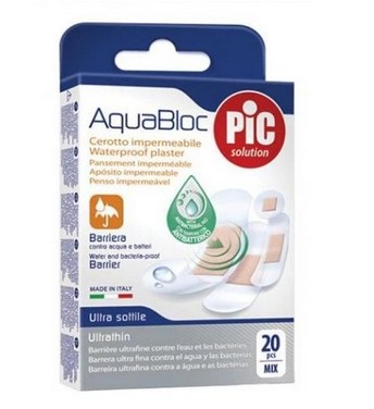 PIC AquaBloc antybakteryjny wodoodporny MIX 20 szt
