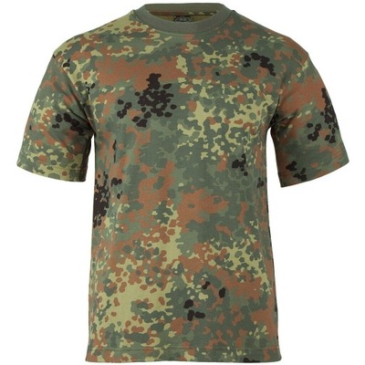 Koszulka Męska wojskowa Bawełniana moro T-shirt MFH BW Camo XL