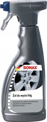 SONAX ŻEL DO CZYSZCZENIA FELG - 500 ml bez kwasów