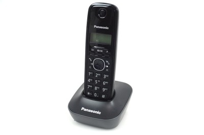 Telefon stacjonarny bezprzewodowy Panasonic KX-TG1611PDH Czarny